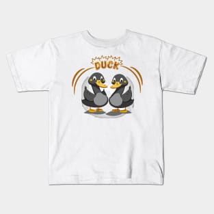 Grey ducks Kids T-Shirt